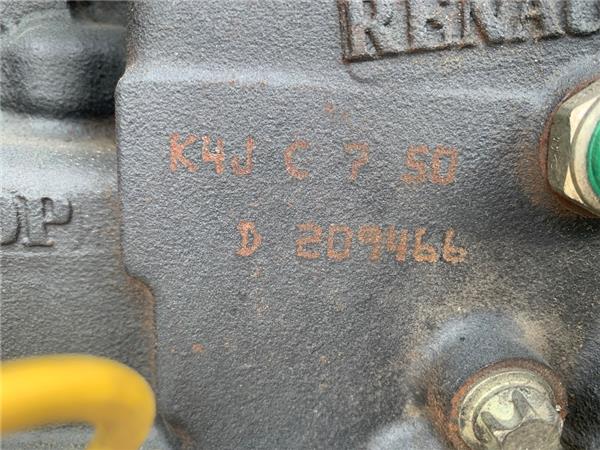 MOTOR K4J 750 RENAULT MEGANE I (BA0/1_)